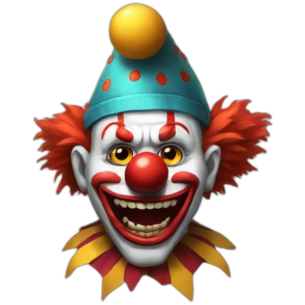 Clown in dota style emoji