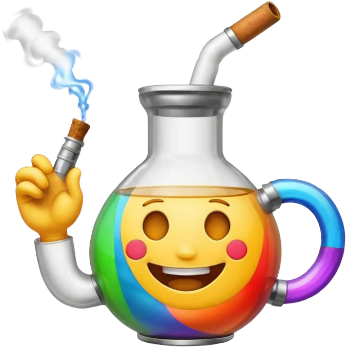 Emojy smoking bongs for text messaging emoji