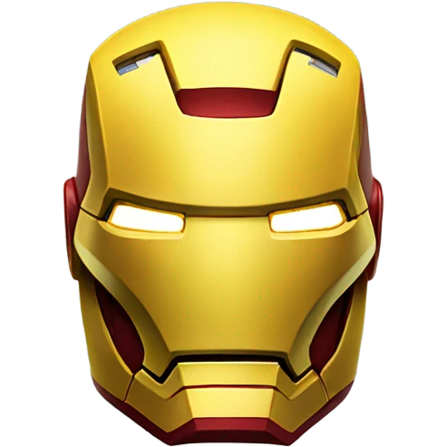 Iron man yellow emoji