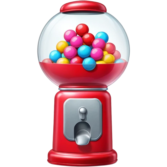 Bubblegum machine emoji