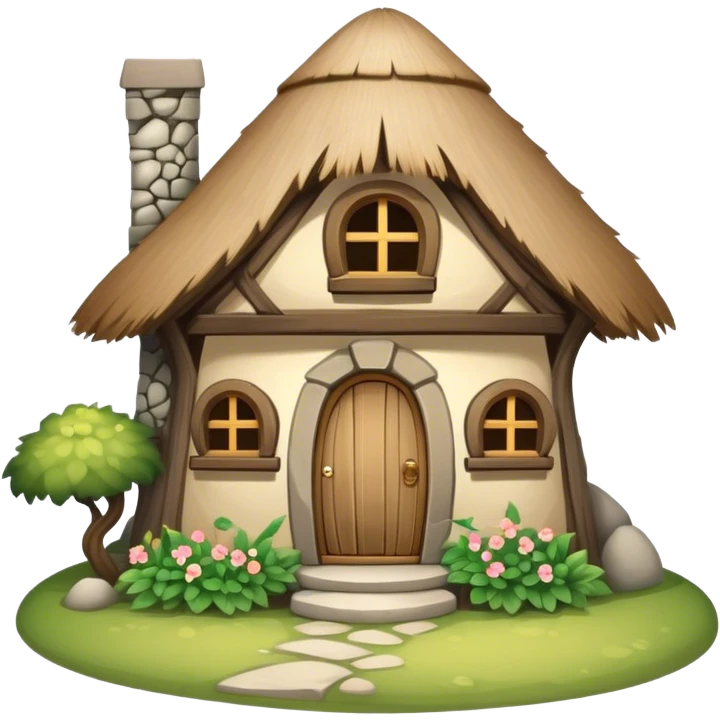 Fairy cottage emoji