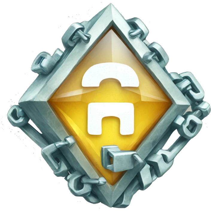 A diamond made of keys emoji