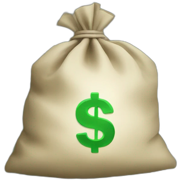 bag of money BIG emoji
