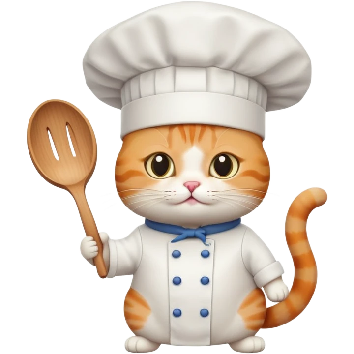 Cat cooking emoji