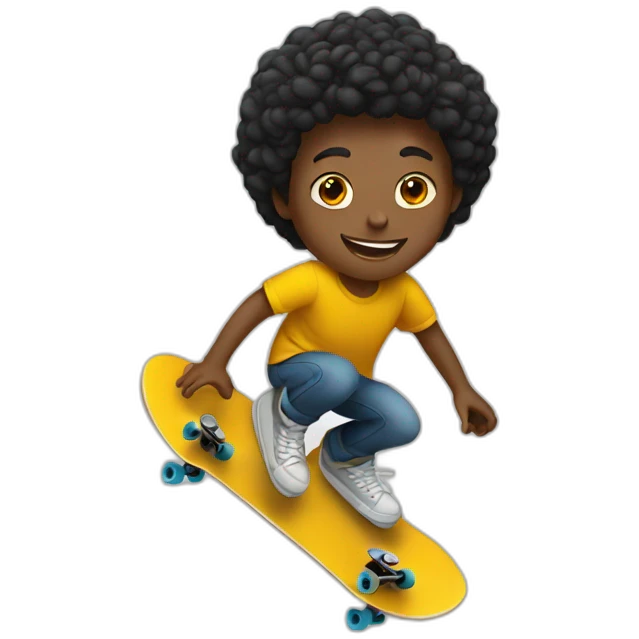 Skateboarder emoji