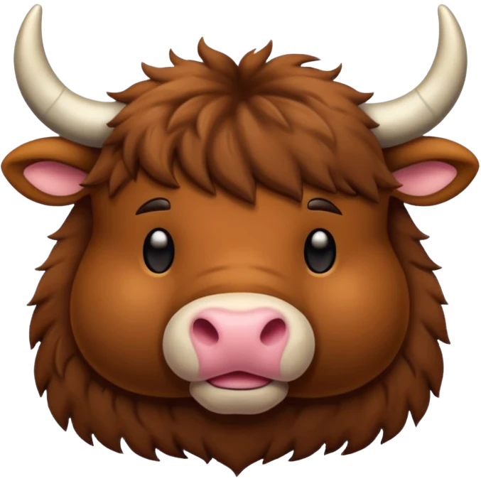 Plush bull emoji
