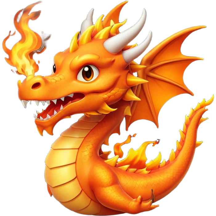 Dragon fire emoji
