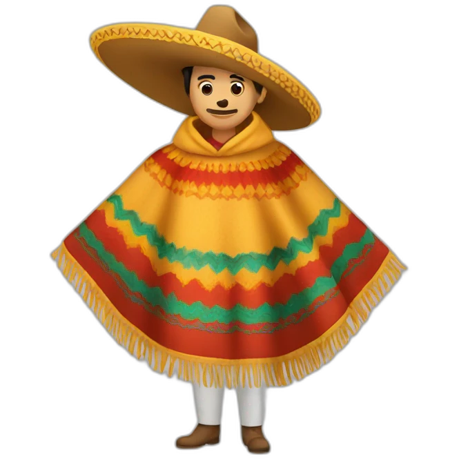 mexican poncho emoji