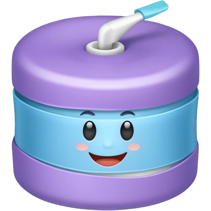 A roll of dental floss emoji