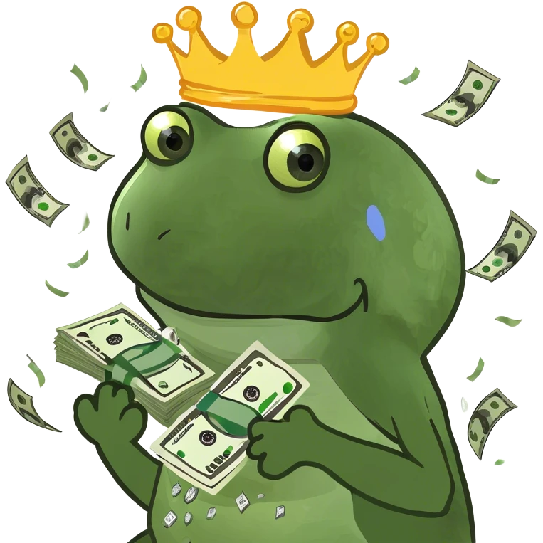 bufo money rain emoji