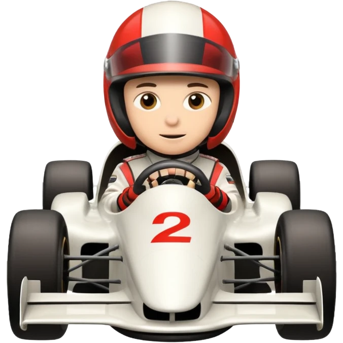 Formula racer emoji