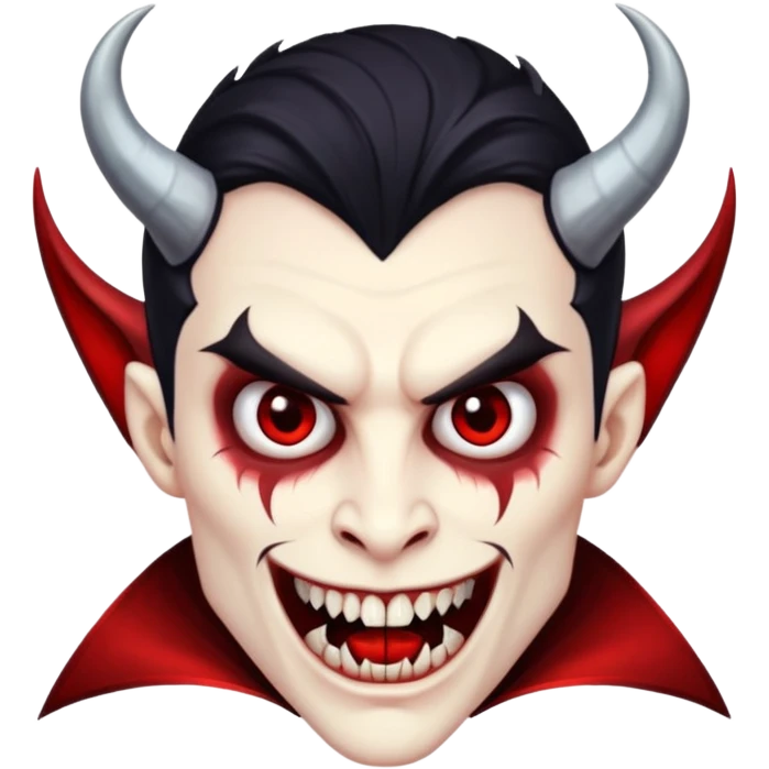 Vampire devil emoji