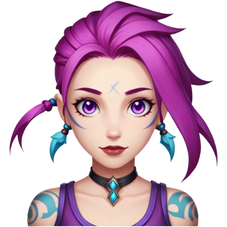 Jinx from League Of Legend emoji