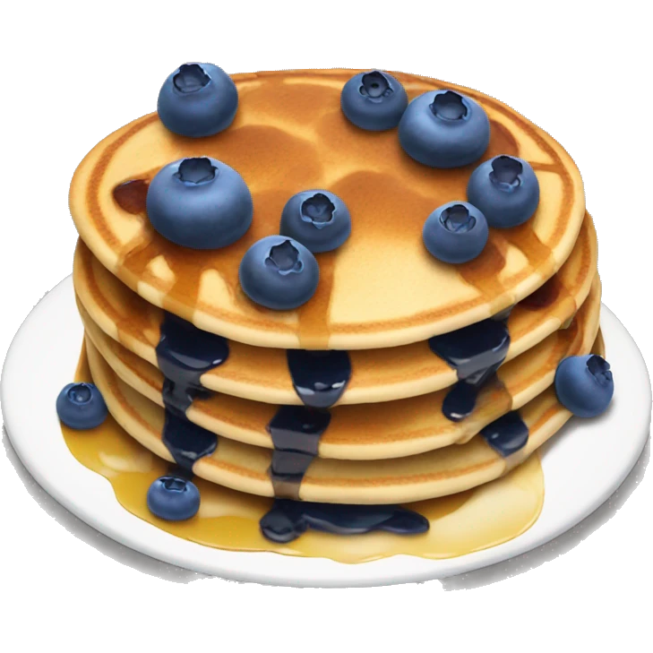 Blueberry pancakes  emoji