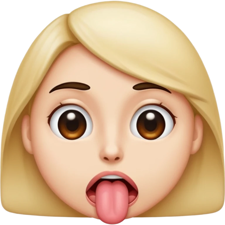 Roll eyes and Stick out tongue emoji
