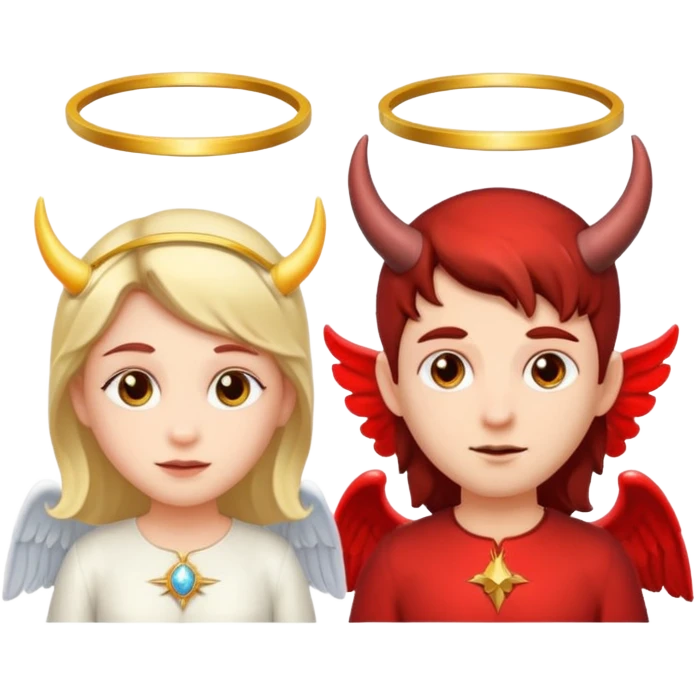 Angel+devil emoji