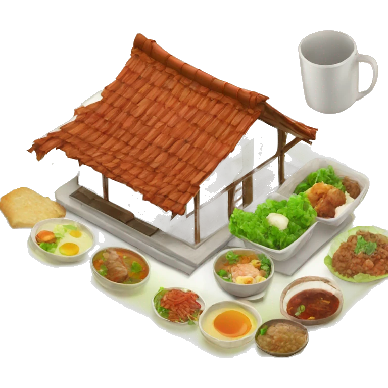Rumah makan padang emoji