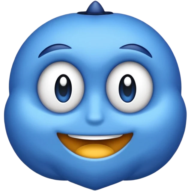 Inima mov cu trecere spre albastru si coada de drăcușor emoji