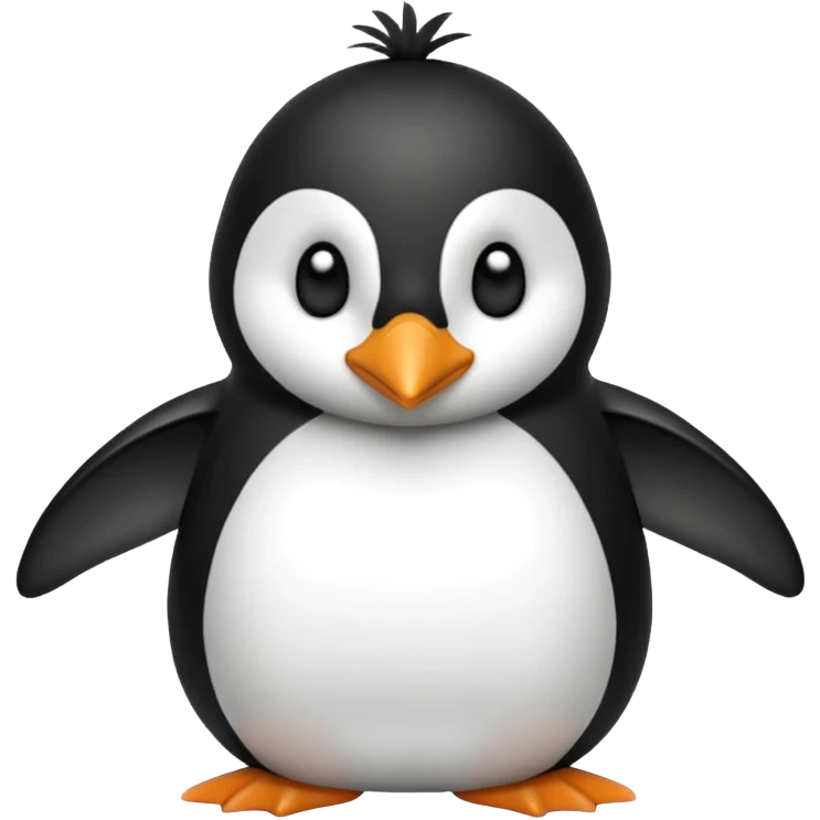 Penguin animal masterbating emoji