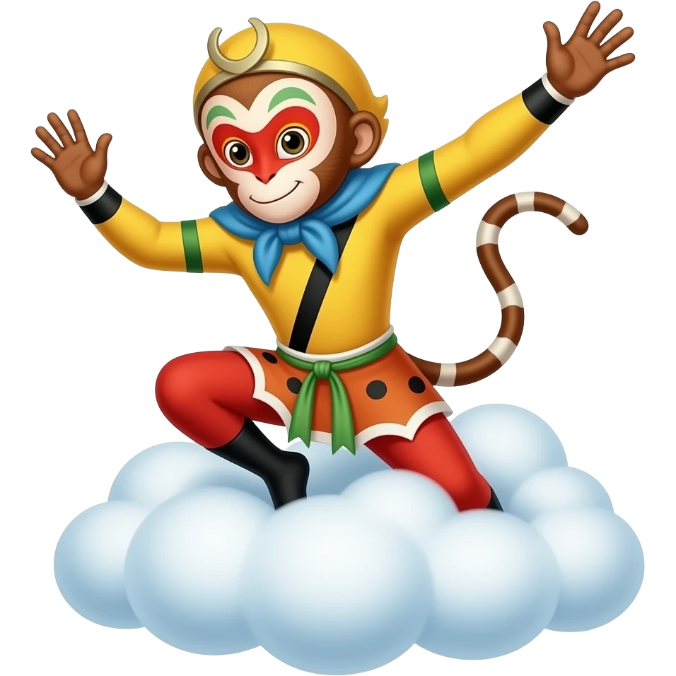 Hanuman flying emoji