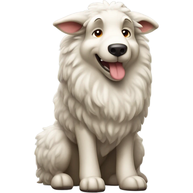sheep dog emoji