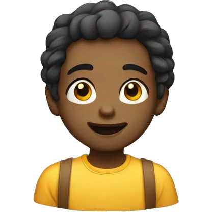 Chid playong emoji
