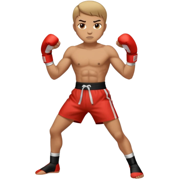 Coup de pied kick boxer emoji