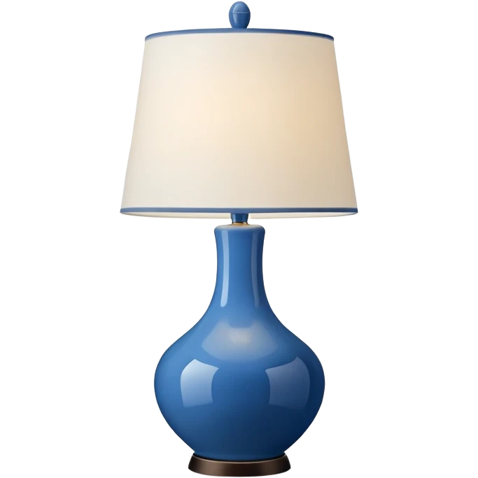 blue table lamp  emoji