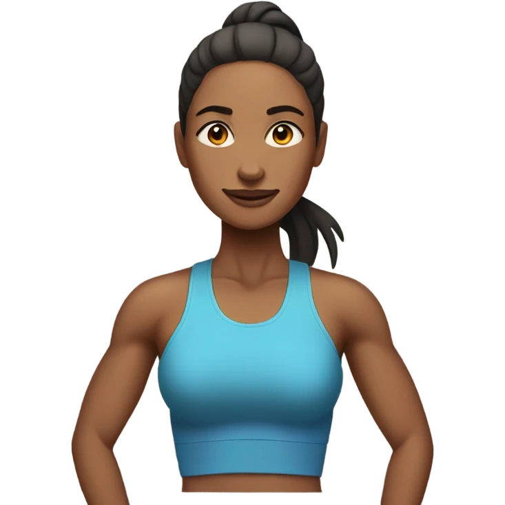 Thin mam fitness emoji