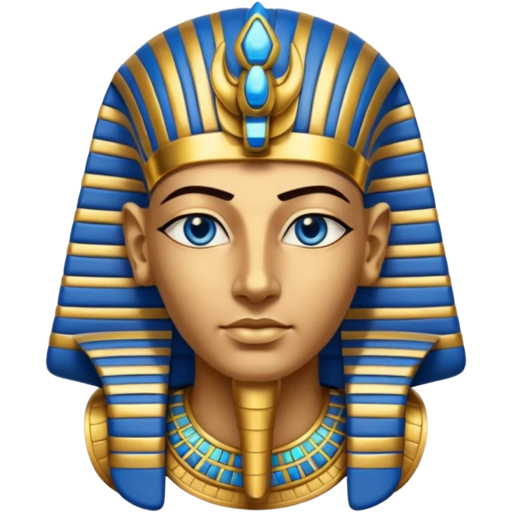 Pharaoh  face character face only front face

 emoji