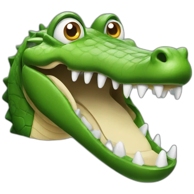 ordinateur crocodile emoji