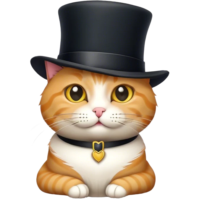 cat with a tophat emoji