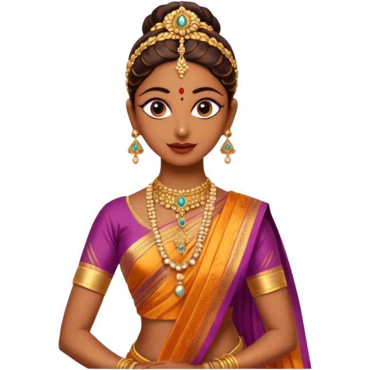 Bharatnatyam dancer emoji