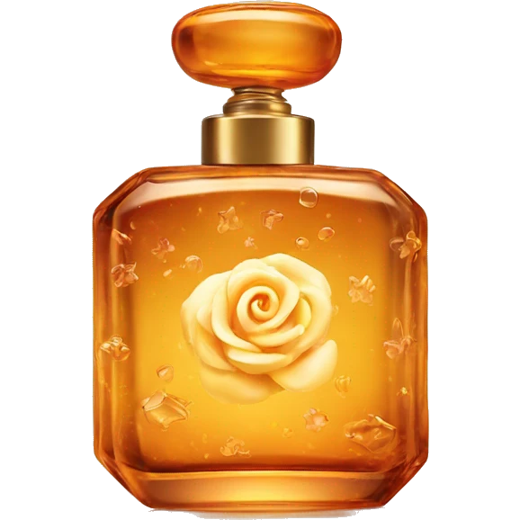 perfume bottle amber romance emoji