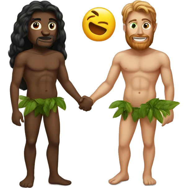 Adam and Eve emoji
