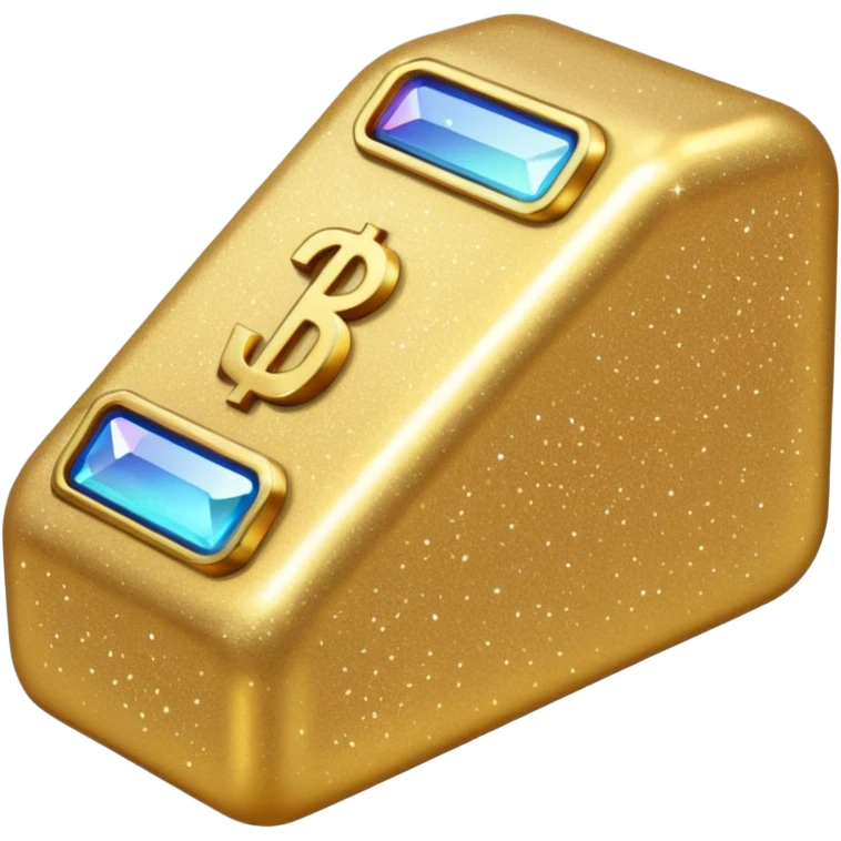 glitter white bank emoji