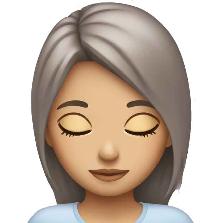 Girl sleep  emoji