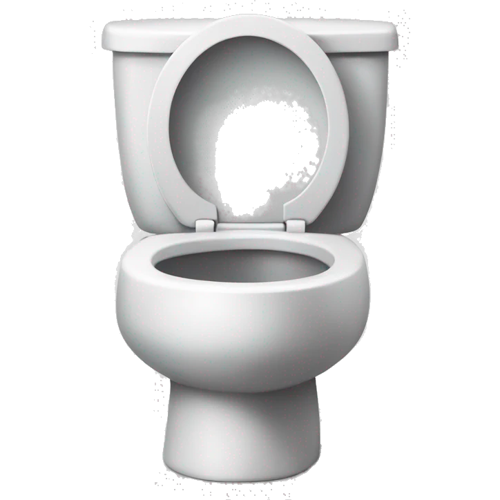 toilet with head stikking out emoji