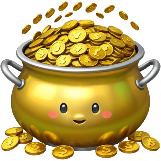 Pot of gold emoji