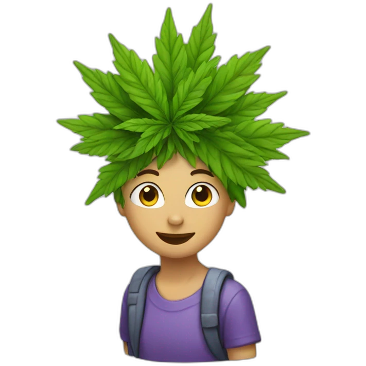 weed lea emoji
