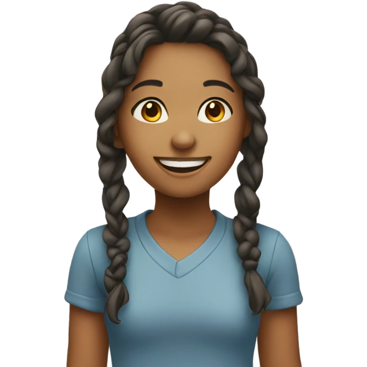 smiling girl  emoji