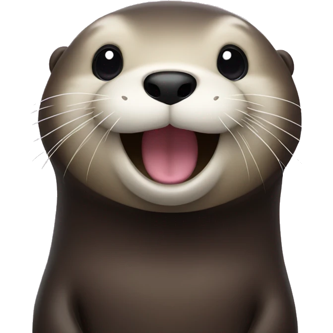 Happy sea otter emoji
