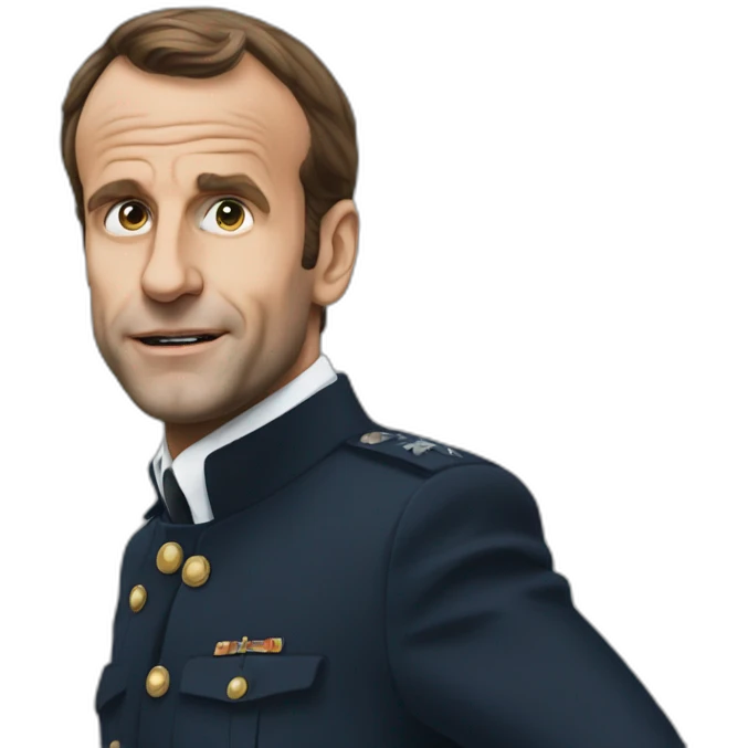 Macron pauvre emoji