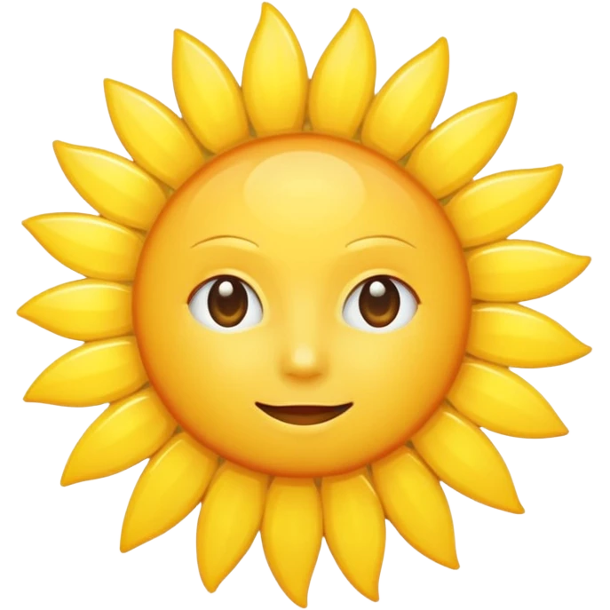 Sun emoji