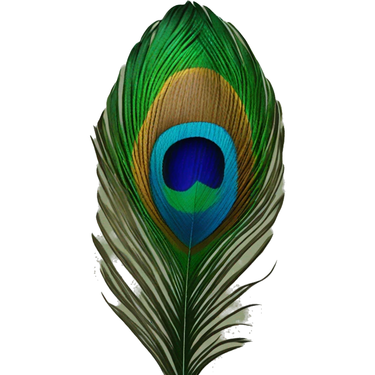 peacock feather emoji