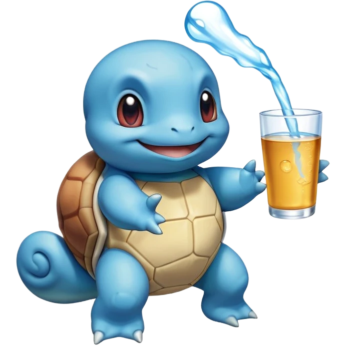 Thirsty Squirtle emoji