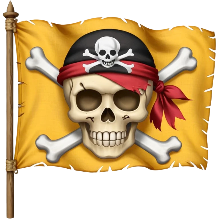 Straw hat pirates flag emoji
