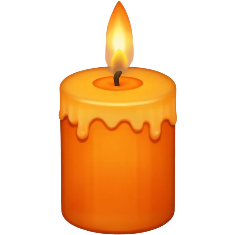 autumn vibe candle emoji