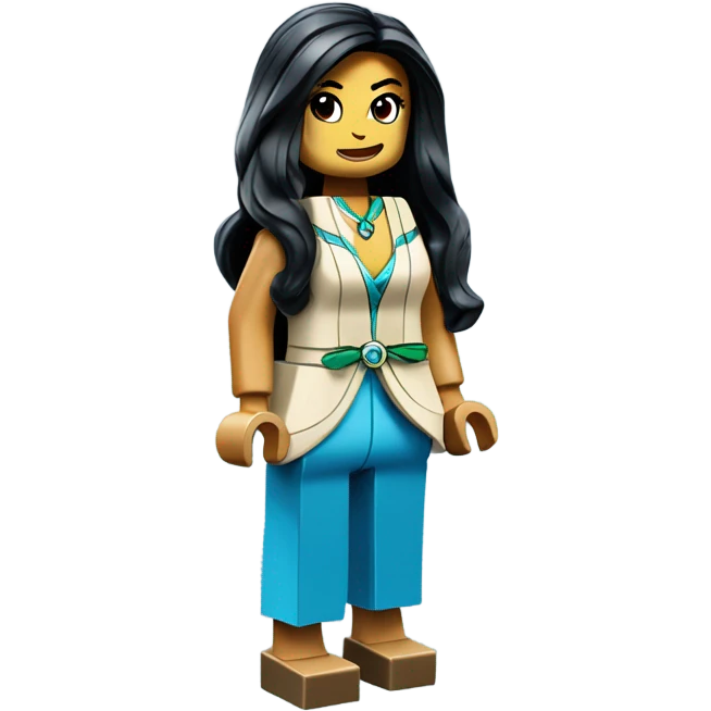 fullbody lego jasmine emoji