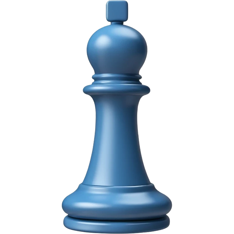 white rook chess piece, simple, rounded emoji